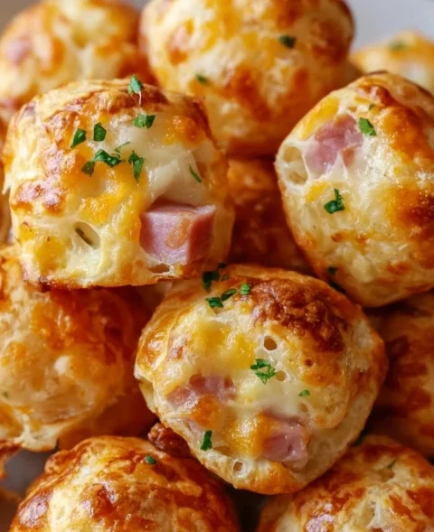 Easy Baked Cheddar Ham Puffs Recipe How To Make Cheddar Ham Puffs Best Cheese For Ham Puffs Cheddar Ham Puffs Cooking Time...