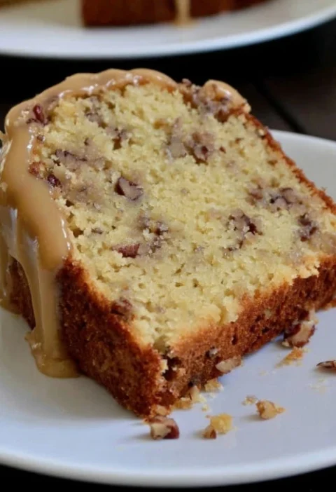 Easy Butter Pecan Pound Cake Recipe Homemade Butter Pecan Pound Cake Best Butter Pecan Cake With Brown Sugar Glaze How To ...