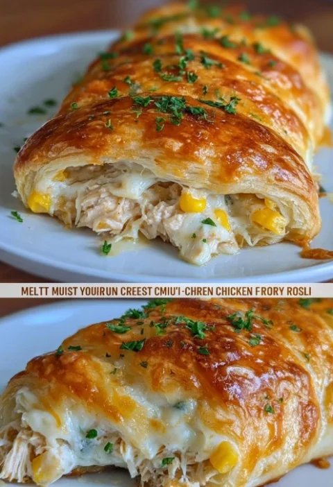 Easy Cheesy Chicken Crescent Roll Recipe Best Chicken Crescent Roll Recipe With Cheese How To Make Cheesy Chicken Crescent...