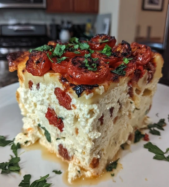 Cheesy Tomato Cottage Bake