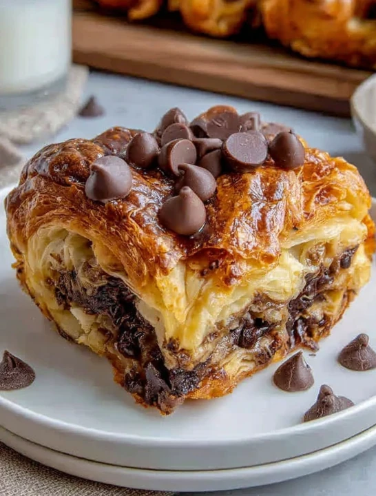 Chocolate Croissant Breakfast Bake