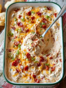 Homemade Cowboy Cream Cheese Spread — no baking required, just mix and chill