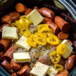 Easy Crockpot Mississippi Smokies — a party-favorite sausage appetize