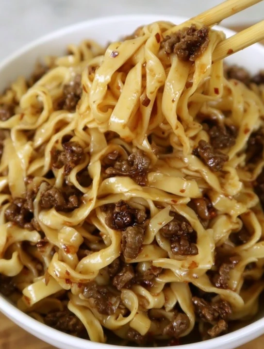 Ground Beef Lo Mein