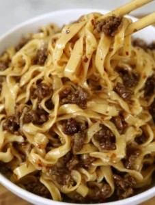 Ground Beef Lo Mein