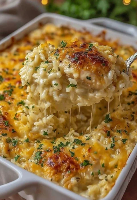 Easy Heavenly Chicken Rice Casserole Recipe Best Chicken And Rice Casserole With Cream Of Mushroom Gluten-free Chicken And...