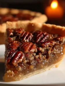 Easy Homemade Pecan Pie — buttery crust, gooey filling, nutty tops