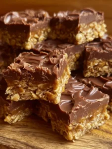 No-Bake Chocolate Oat Bars Recipe