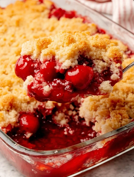 Easy Strawberry Cheesecake Dump Cake