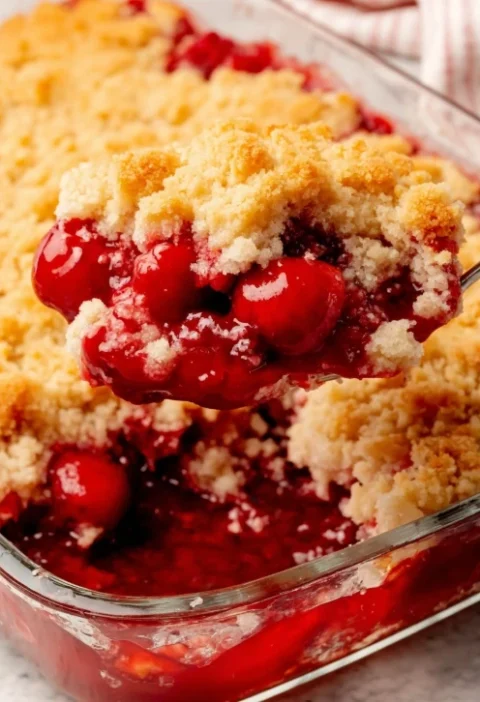 Easy Strawberry Cheesecake Dump Cake Recipe Best Strawberry Cheesecake Dump Cake Online How To Make A Strawberry Cheesecak...