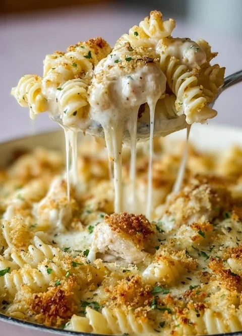 Garlic Parmesan Chicken Pasta Bake Recipe Easy Garlic Parmesan Chicken Pasta Bake Best Chicken Pasta Bake With Garlic And ...