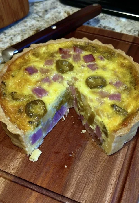 Hatch Chile Ham Quiche Recipe Best Hatch Chile Quiche Spicy Ham And Chile Quiche Hatch Chile Recipes With Ham Where To Buy...