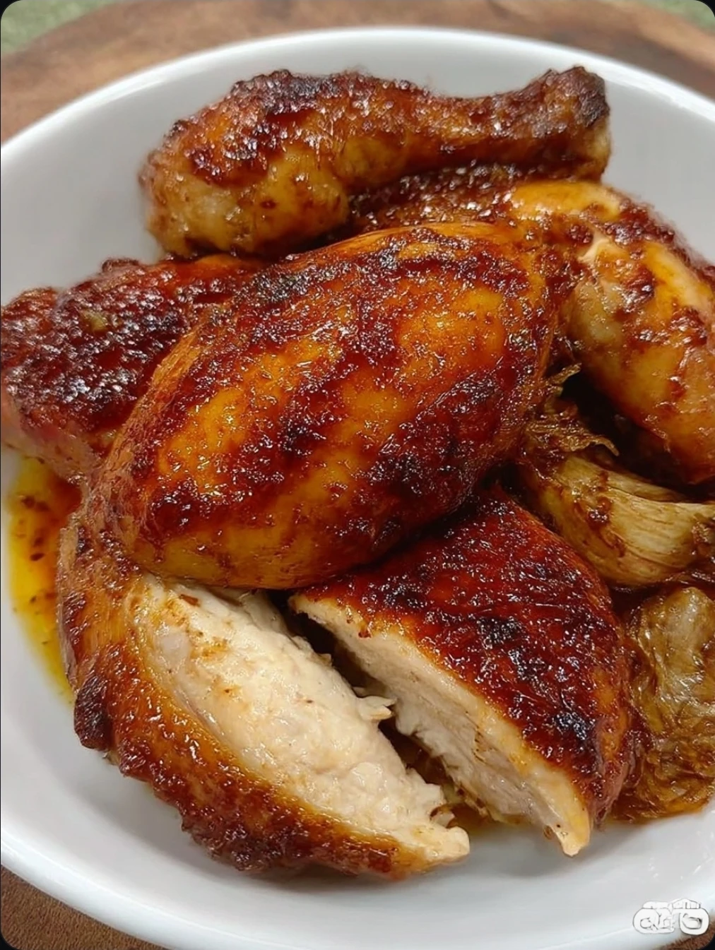 Honey Bbq roasted chicken