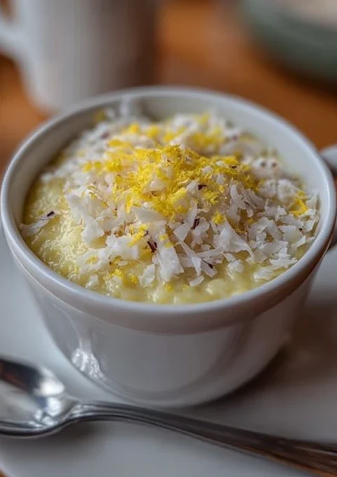Lemon Coconut Protein Pudding Recipe Buy Lemon Coconut Protein Pudding Online Easy Lemon Coconut Protein Dessert Homemade ...