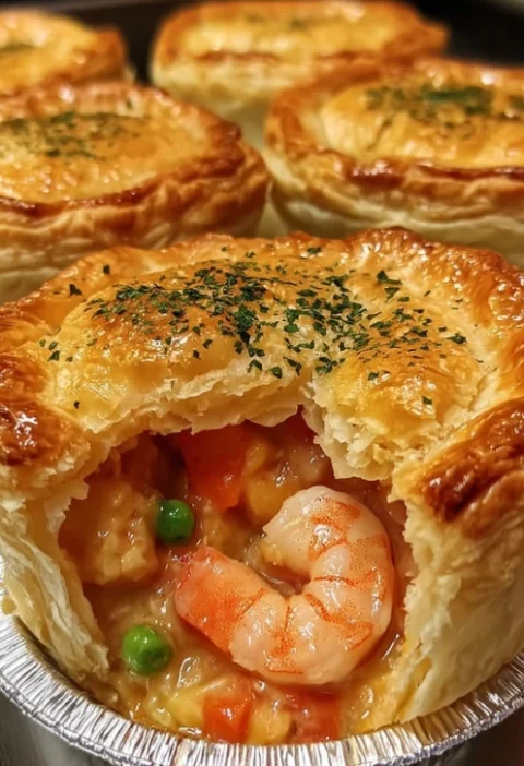 Louisiana Shrimp Crawfish Pies Recipe Best Louisiana Shrimp Crawfish Pies Homemade Louisiana Shrimp Crawfish Pies Louisian...