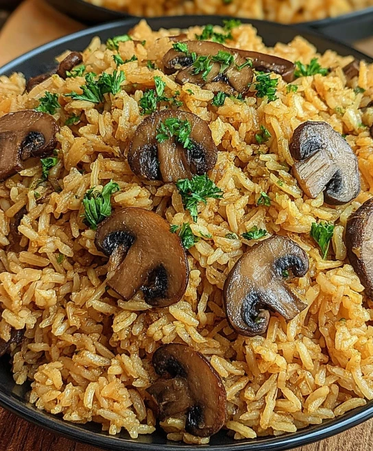 Mushroom Rice Pilaf