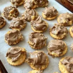 Easy Georgia O’Keeffe Pecan Butterballs with honey & chopped pecans