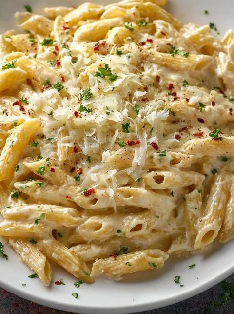 One Pot Creamy Garlic Pasta