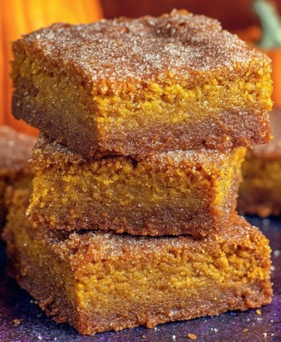 Pumpkin Snickerdoodle Brownies