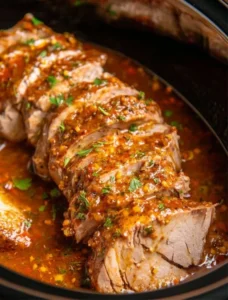 Crock Pot Apricot Pork Tenderloin