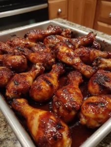 Slow Cooker Sticky Honey Soy Chicken Drumsticks