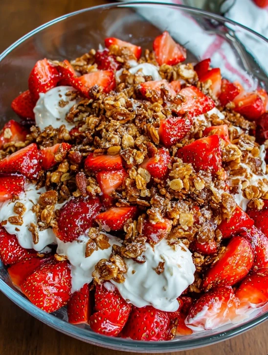 Strawberry Crackle Salad