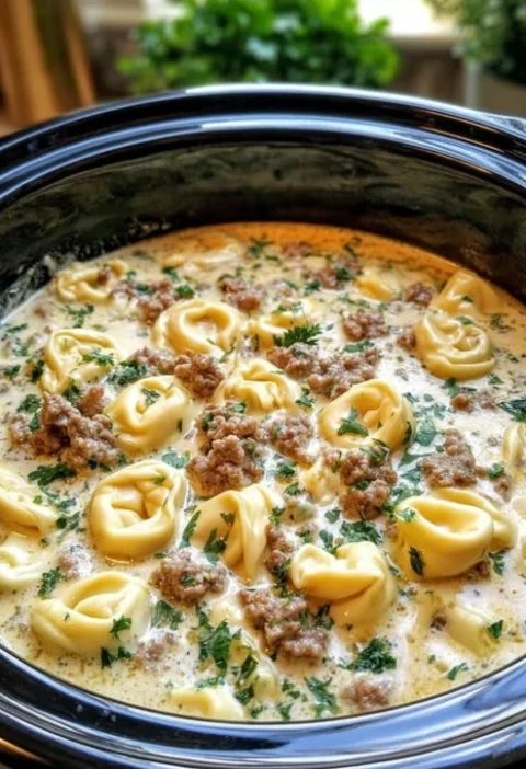 1950s Italian Tortellini Sausage Soup Recipe Vintage Italian Sausage Tortellini Soup Traditional 1950s Tortellini Soup Ide...