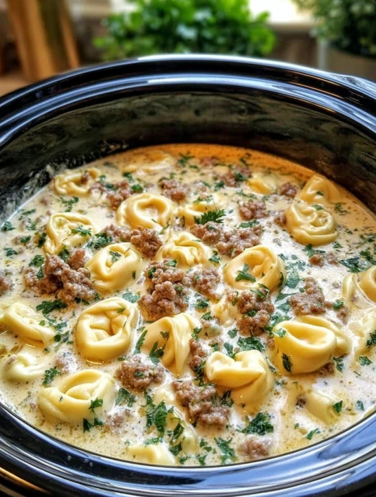 1950s Italian Tortellini Sausage Soup Recipe Vintage Italian Sausage Tortellini Soup Traditional 1950s Tortellini Soup Ide...