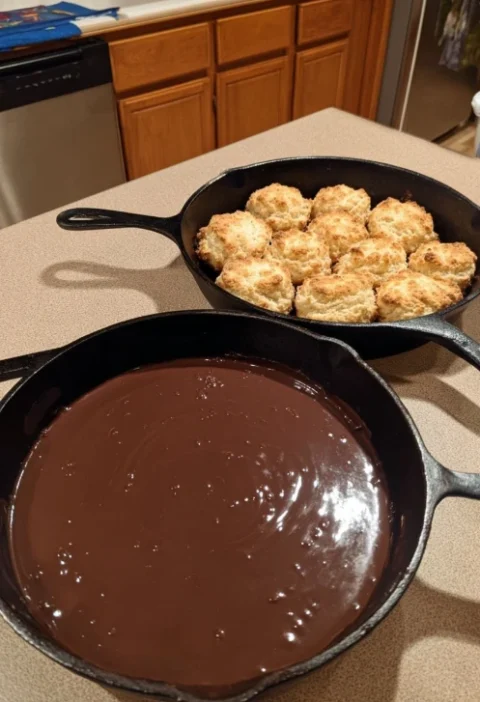 Best 1950s Diner Cathead Biscuits Recipe How To Make Chocolate Gravy For Biscuits Retro 1950s Diner Style Breakfast Ideas ...