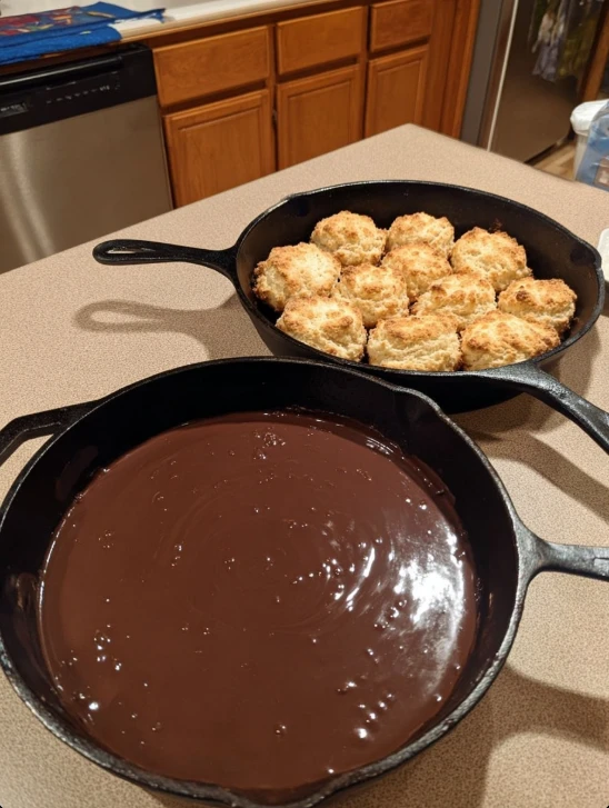 Best 1950s Diner Cathead Biscuits Recipe How To Make Chocolate Gravy For Biscuits Retro 1950s Diner Style Breakfast Ideas ...