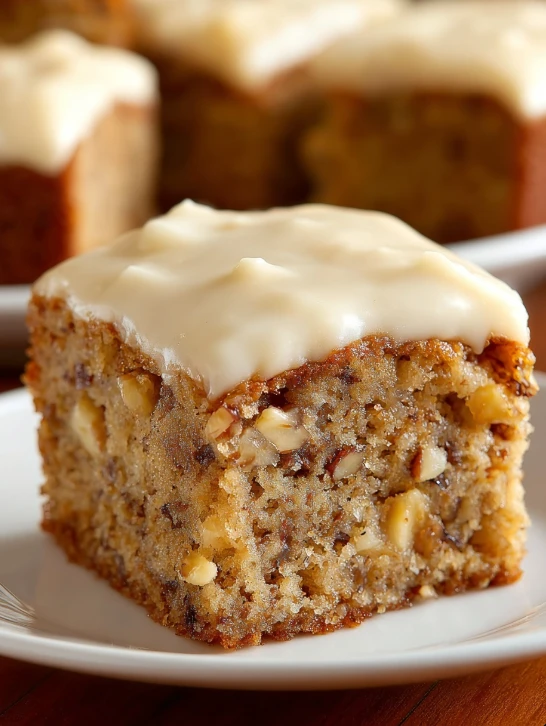 Warm Church-Supper Banana Bread Brownies