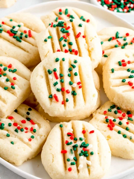 Best Buttery Christmas Shortbread Cookies Recipe Homemade Shortbread Christmas Cookies With Butter Easy Buttery Shortbread...