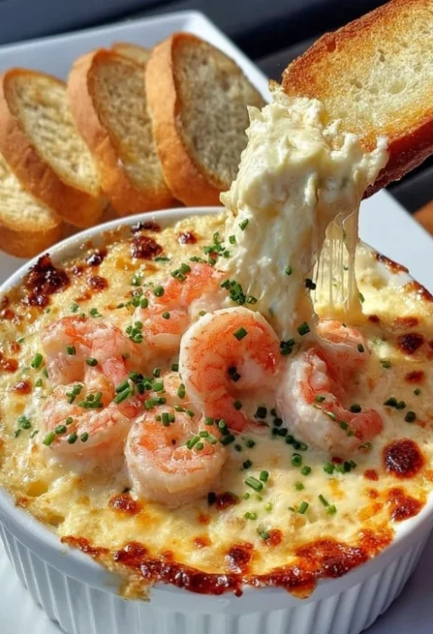 Best Cheesy Shrimp Crab Bake Recipe How To Make Cheesy Shrimp And Crab Dip Easy Cheesy Shrimp Crab Bake Dip Gluten-free Sh...