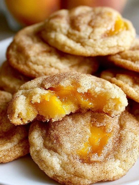Irresistible Peach Cobbler Cookies