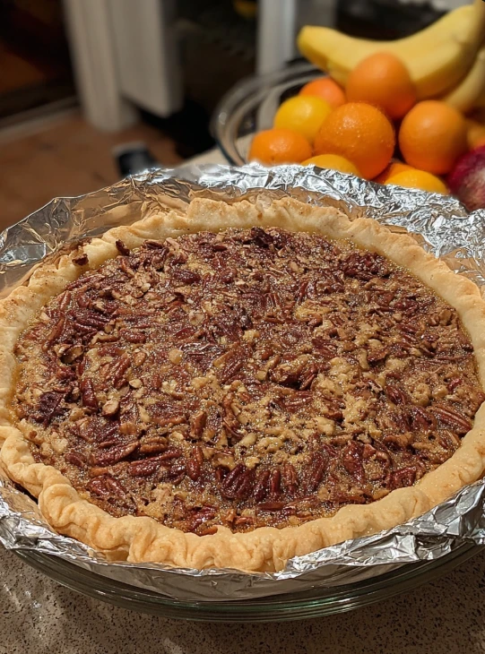 Warm Holiday-Table Classic Pecan Pie