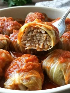 Polish Stuffed Cabbage Rolls