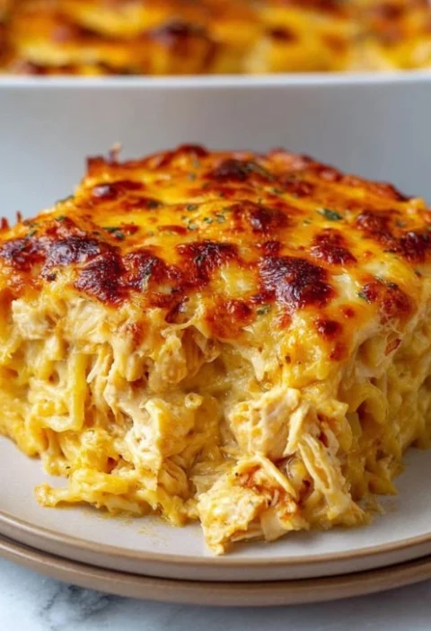 Cheesy Chicken Spaghetti Bake Recipe Easy Cheesy Chicken Spaghetti Casserole Best Chicken Spaghetti Bake With Cheese Weekn...