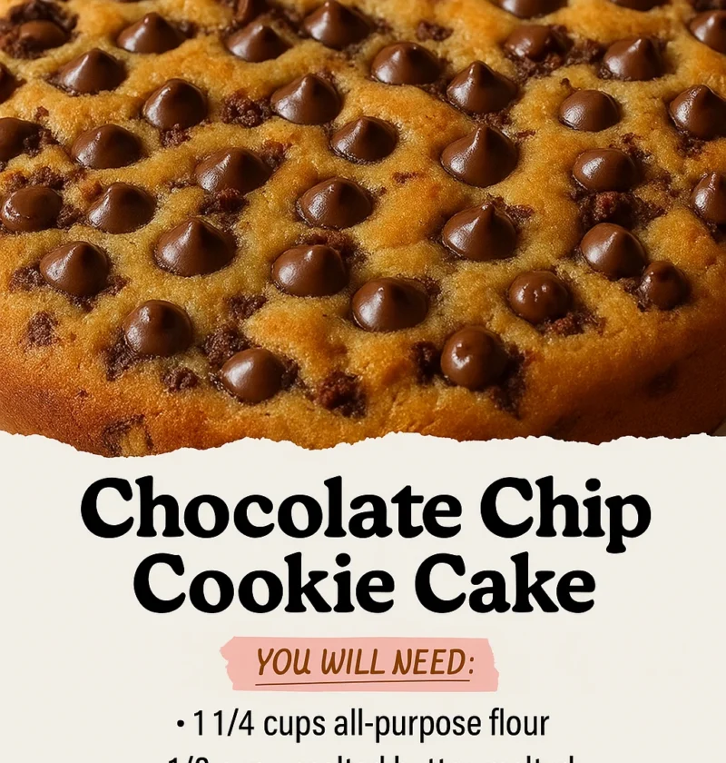 Chocolate Chip Cookies Cake