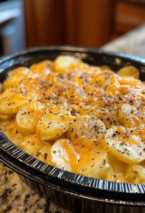 Classic 1950s Diner Scalloped Potatoes Recipe Homemade 1950s Style Scalloped Potatoes Best Scalloped Potatoes Recipe From ...