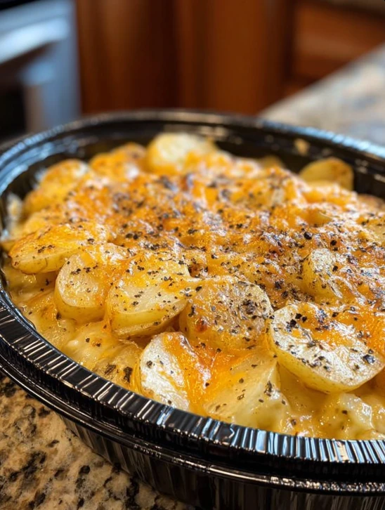 Classic 1950s Diner Scalloped Potatoes Recipe Homemade 1950s Style Scalloped Potatoes Best Scalloped Potatoes Recipe From ...