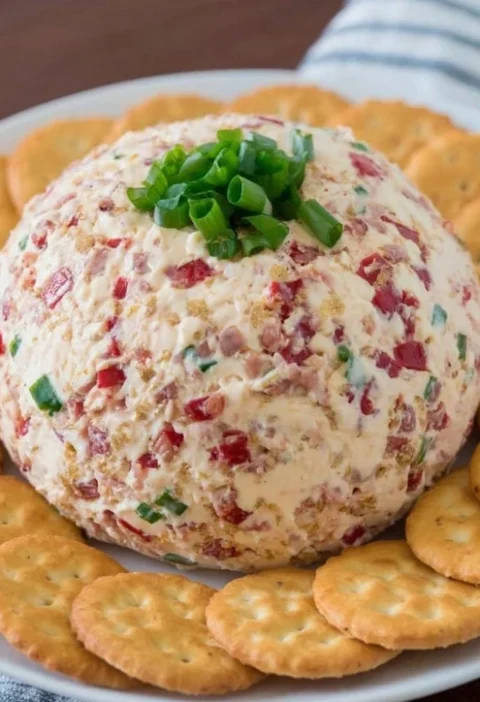 Creamed Chipped Beef Cheese Ball Recipe Easy Creamed Chipped Beef Cheese Ball Homemade Chipped Beef Cheese Ball Best Chees...