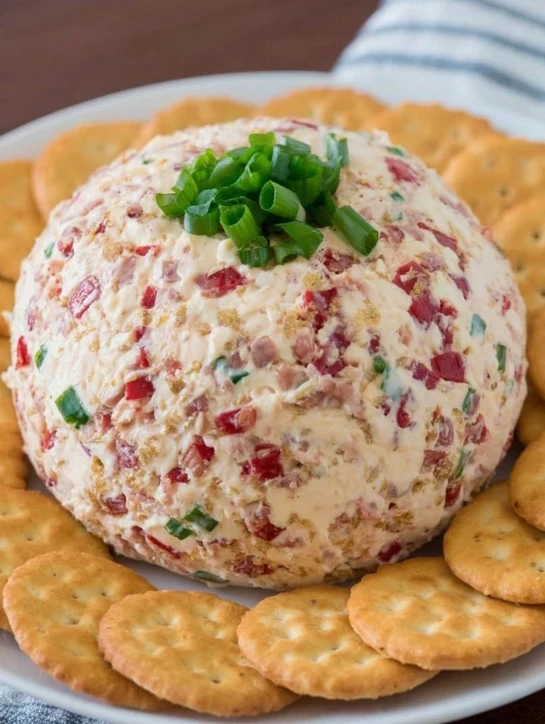 Creamed Chipped Beef Cheese Ball Recipe Easy Creamed Chipped Beef Cheese Ball Homemade Chipped Beef Cheese Ball Best Chees...