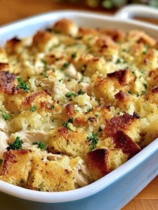 Creamy Chicken and Stuffing Casserole