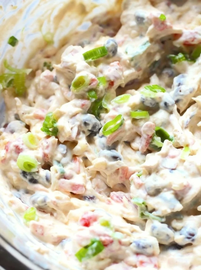 Creamy Chicken Taco Dip