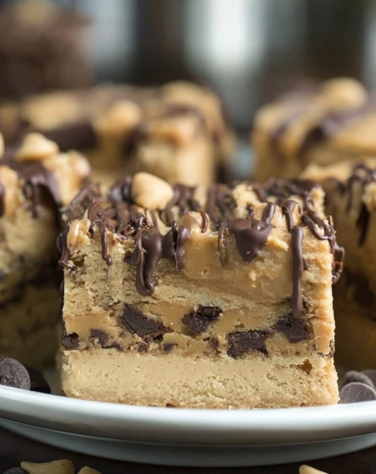 Creamy Peanut Butter Cheesecake Bars