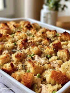 Dolly’s Chicken and Stuffing Casserole