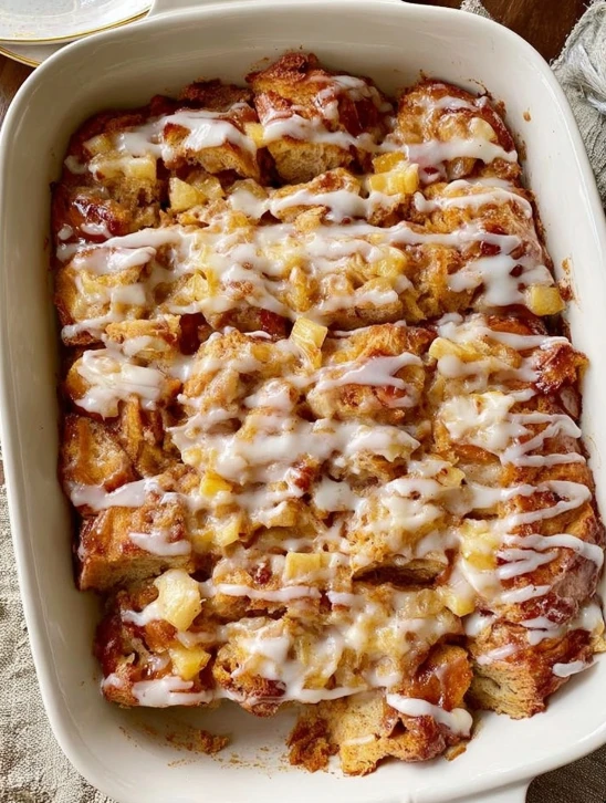 Apple Fritter Breakfast Casserole