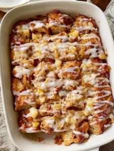 Apple Fritter Breakfast Casserole
