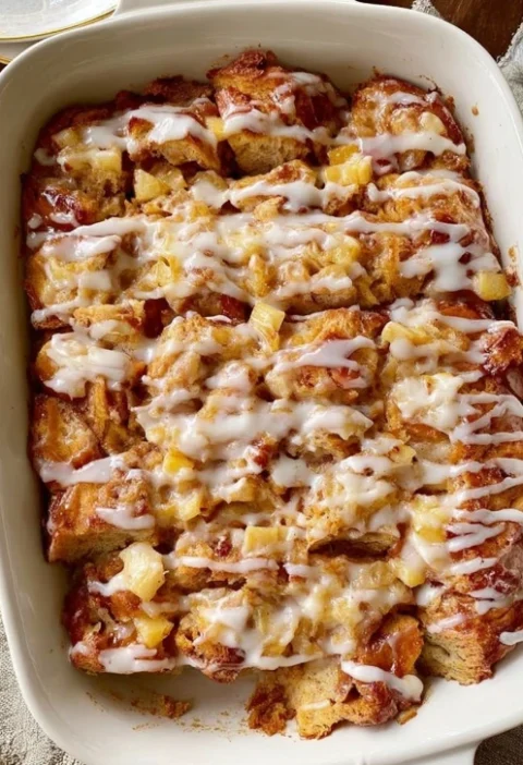 Easy Apple Fritter Breakfast Casserole Recipe Best Apple Fritter Casserole Ideas Apple Fritter Casserole Brunch Recipes Ho...
