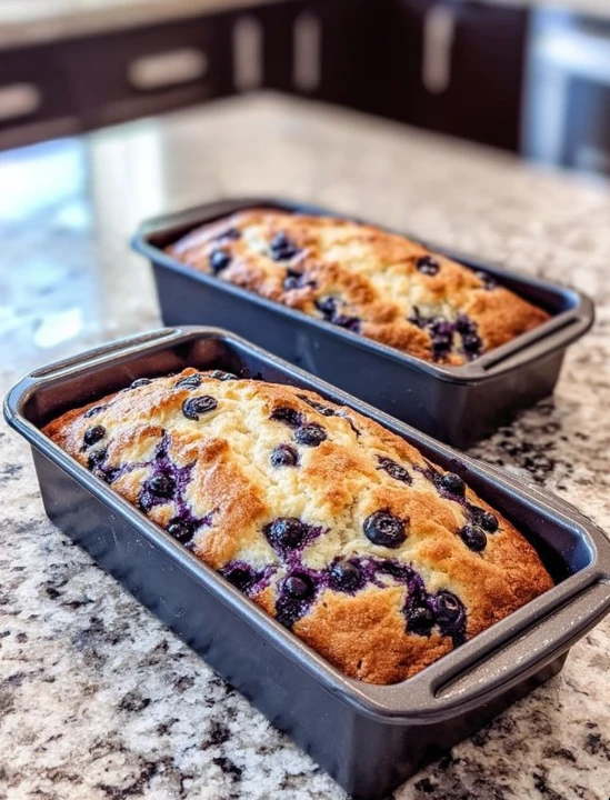 Easy Blueberry Cream Cheese Bread Recipe Homemade Blueberry Cream Cheese Loaf Best Brunch Blueberry Bread Simple Blueberry...